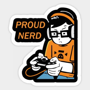 Proud Geek Nerd Gaming Sticker